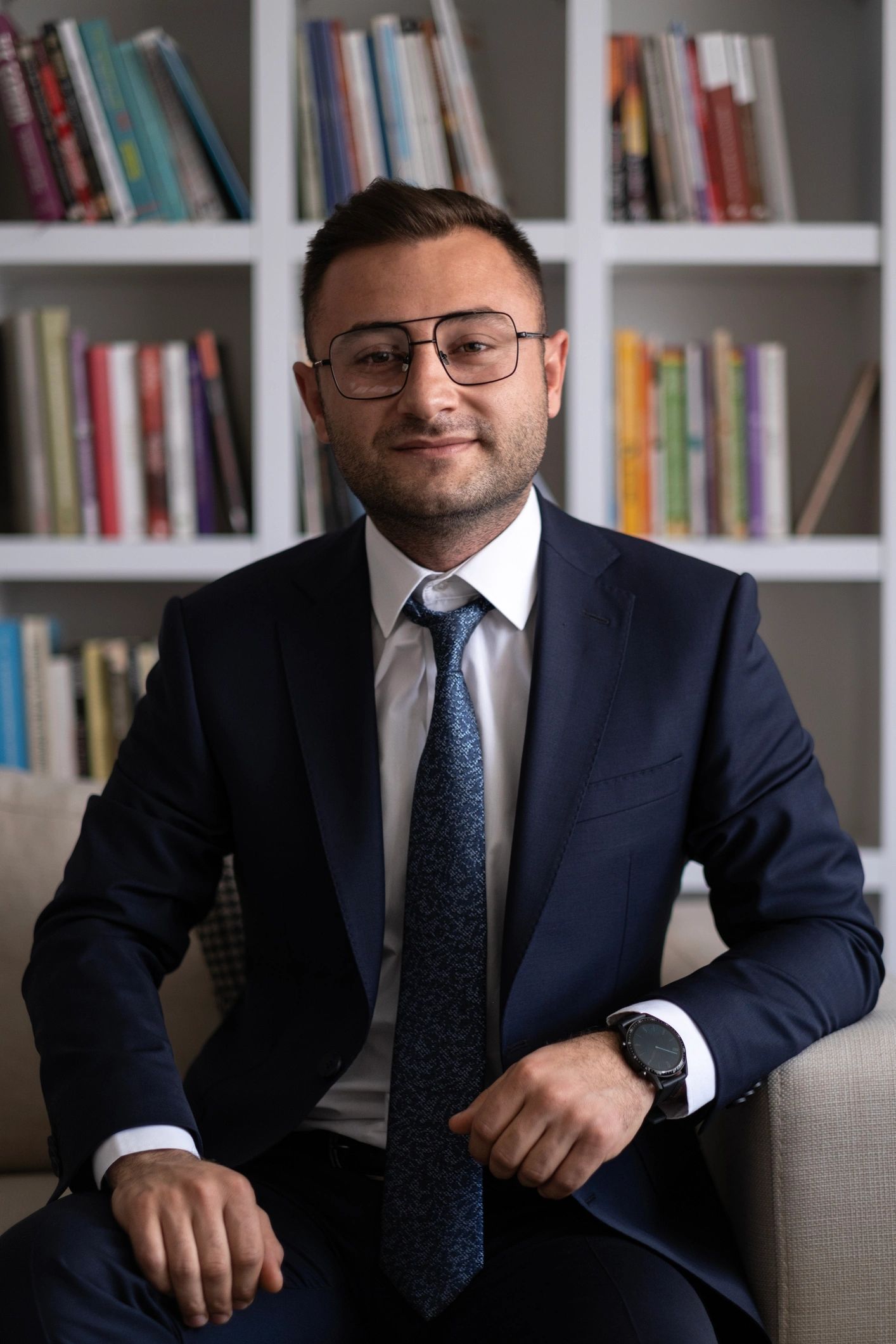 Professional portrait of a smiling man